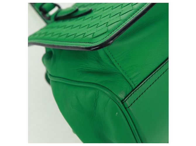 BOTTEGA VENETA INTRECCIATO Hand Bag Leather Green - vista 15