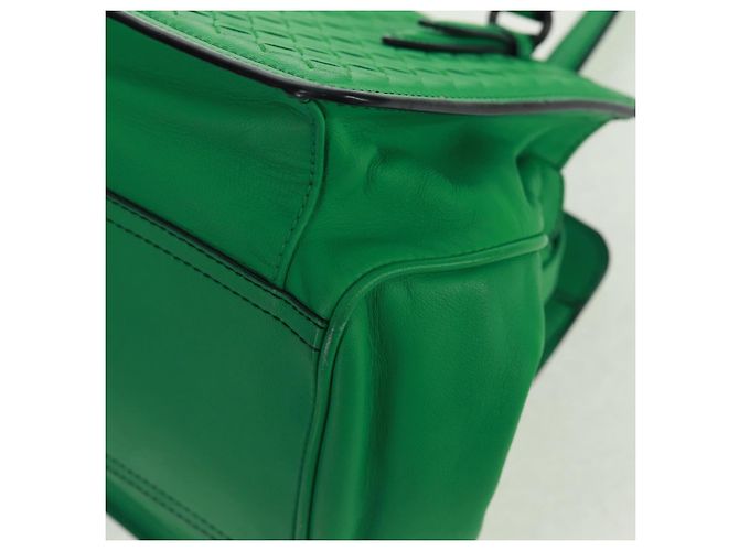 BOTTEGA VENETA INTRECCIATO Hand Bag Leather Green - vista 16
