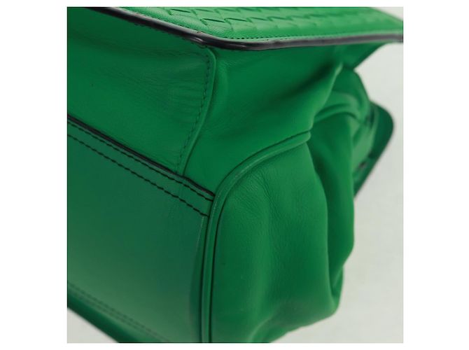 BOTTEGA VENETA INTRECCIATO Hand Bag Leather Green - vista 18