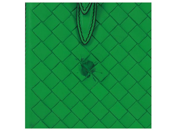 BOTTEGA VENETA INTRECCIATO Hand Bag Leather Green - vista 3