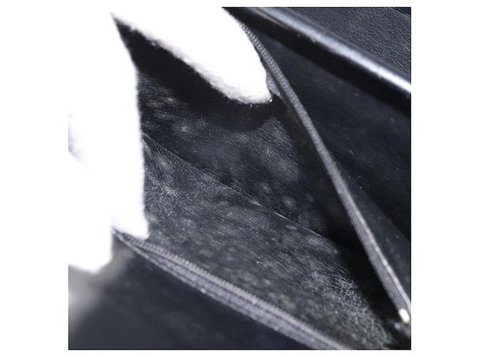 Christian Dior Shoulder Bag Leather Black Gold - vista 12