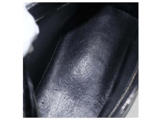CHANEL Standard Tote Bag Patent leather Black CC - vista 11