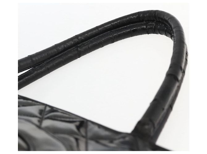 CHANEL Standard Tote Bag Patent leather Black CC - vista 14