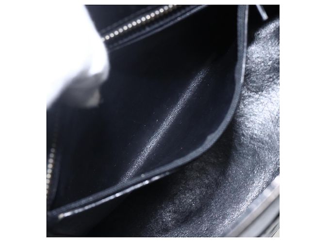 CHANEL Standard Tote Bag Patent leather Black CC - vista 24