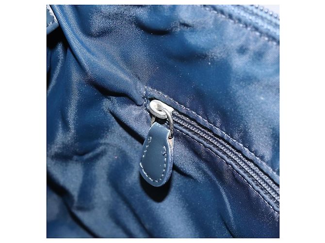 Christian Dior Trotter Canvas Shoulder Bag Navy Silver - vista 20