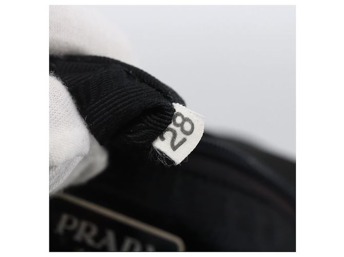 PRADA Mochila Nylon Silver Black - vista 12