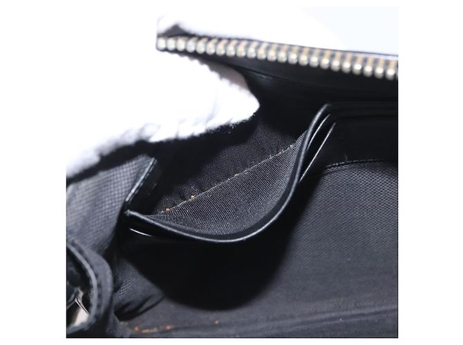 GUCCI GG Supreme night courier Clutch Bag Black Silver 496346 - vista 11