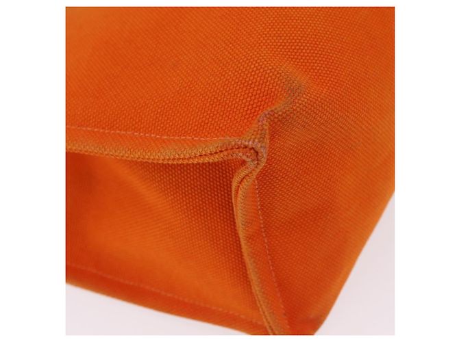 Hermès HERMES Etriviere Elan Schultertasche Canvas Orange Silver - Ansicht 13