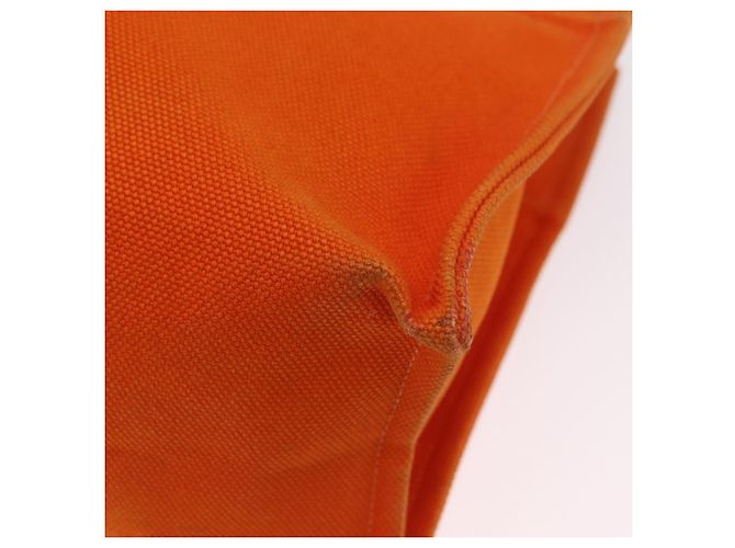 Hermès HERMES Etriviere Elan Schultertasche Canvas Orange Silver - Ansicht 16