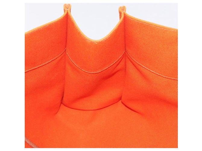 Hermès HERMES Etriviere Elan Schultertasche Canvas Orange Silver - Ansicht 18