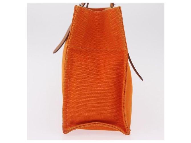 Hermès HERMES Etriviere Elan Schultertasche Canvas Orange Silver - Ansicht 4