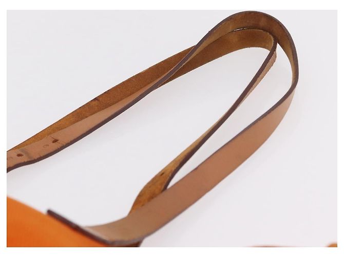 Hermès HERMES Etriviere Elan Schultertasche Canvas Orange Silver - Ansicht 8