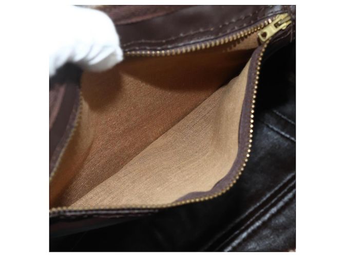 Christian Dior Trotter Canvas Boston Bag Beige Gold - vista 12