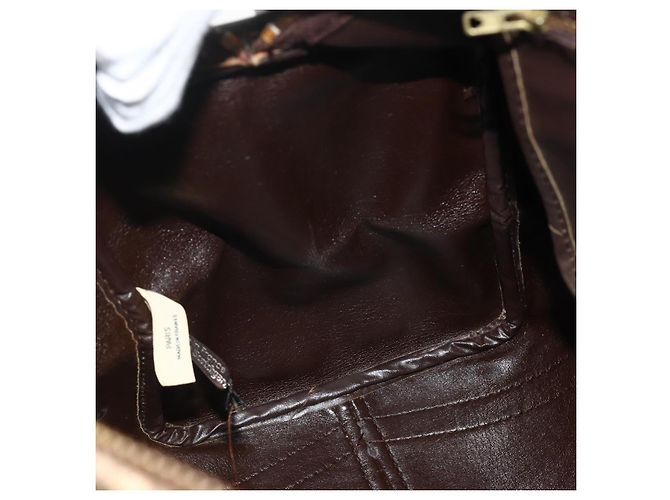 Christian Dior Trotter Canvas Boston Bag Beige Gold - vista 18