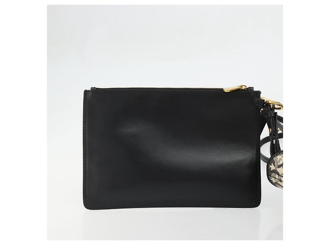 Salvatore Ferragamo Gancini Tote Bag Canvas Black Gold - vista 22