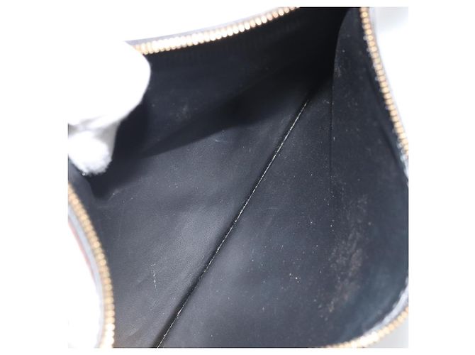 Salvatore Ferragamo Gancini Tote Bag Canvas Black Gold - vista 24