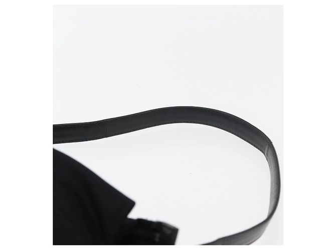 FENDI Mamma Baguette Shoulder Bag Nylon Black Silver - vista 8