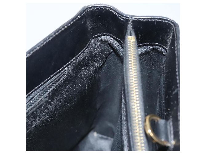 Céline CELINE Macadam Canvas Hand Bag PVC Leather 2way Black Gold - vista 18