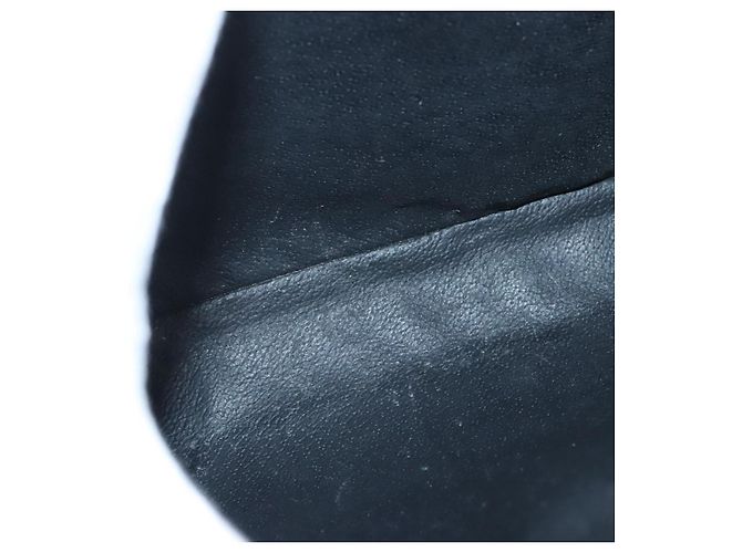 Céline CELINE Macadam Canvas Hand Bag PVC Leather 2way Black Gold - vista 20