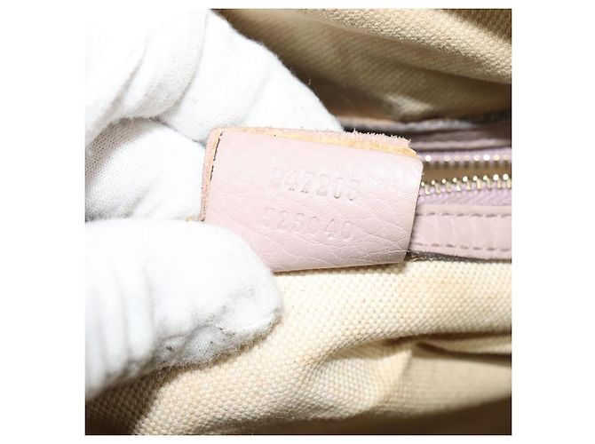 GUCCI GG Canvas Sherry Line Hand Bag 2way Beige Gold 247205 - vista 12