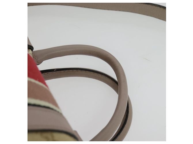 GUCCI GG Canvas Sherry Line Hand Bag 2way Beige Gold 247205 - vista 14