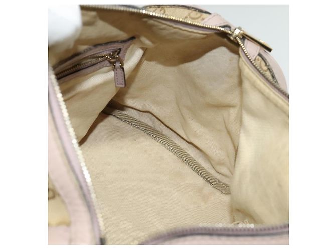 GUCCI GG Canvas Sherry Line Hand Bag 2way Beige Gold 247205 - vista 21