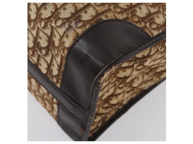 Christian Dior Trotter Canvas Boston Bag Brown - vista 14