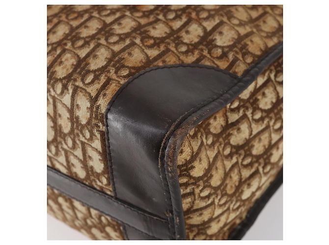 Christian Dior Trotter Canvas Boston Bag Brown - vista 15