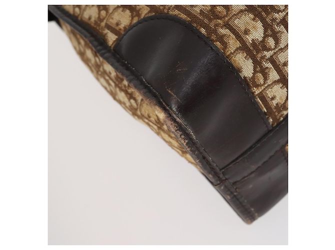 Christian Dior Trotter Canvas Boston Bag Brown - vista 9