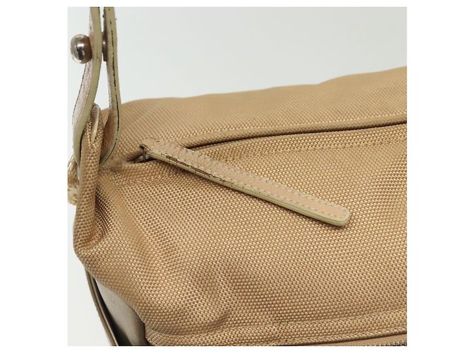 Bolsa de Ombro CHANEL Paris Biarritz Coated Canvas Bege Prata CC - vista 20