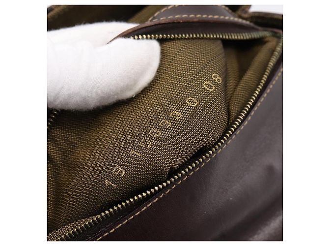 FENDI Zucca Canvas Mamma Baguette Shoulder Bag Brown Gold Tone - vista 12
