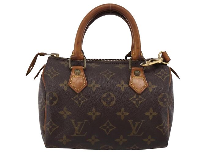 LOUIS VUITTON Monogram Mini Speedy Bandouliere Japon 88 M99014 LV - vista 13