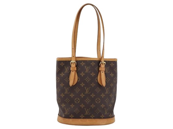 LOUIS VUITTON Bolsa de Ombro Monogram Bucket PM M42238 LV - vista 13