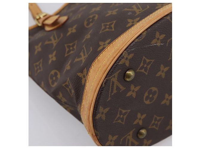 LOUIS VUITTON Bolsa de Ombro Monogram Bucket PM M42238 LV - vista 16