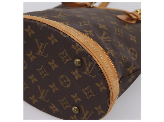LOUIS VUITTON Bolsa de Ombro Monogram Bucket PM M42238 LV - vista 9