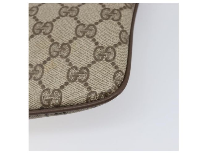 GUCCI GG Supreme Web Sherry Line Bag PVC Beige Gold 904 02 047 - vista 12