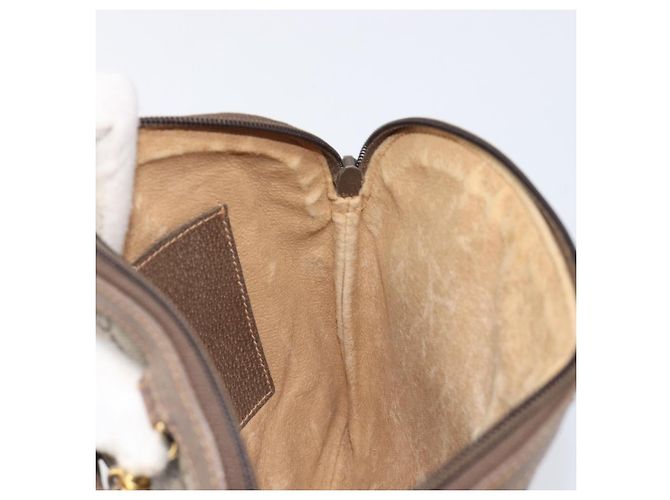 GUCCI GG Supreme Web Sherry Line Bag PVC Beige Gold 904 02 047 - vista 19