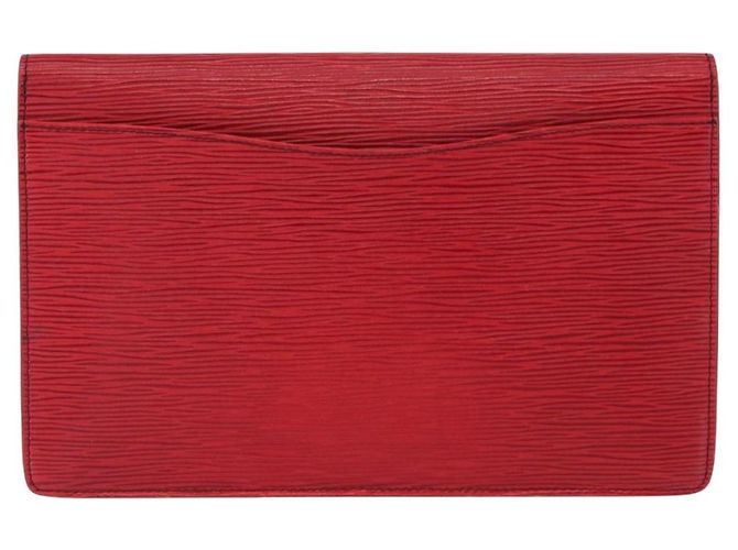LOUIS VUITTON Epi Montaigne 27 Clutch Bag Red M52657 LV - vista 2