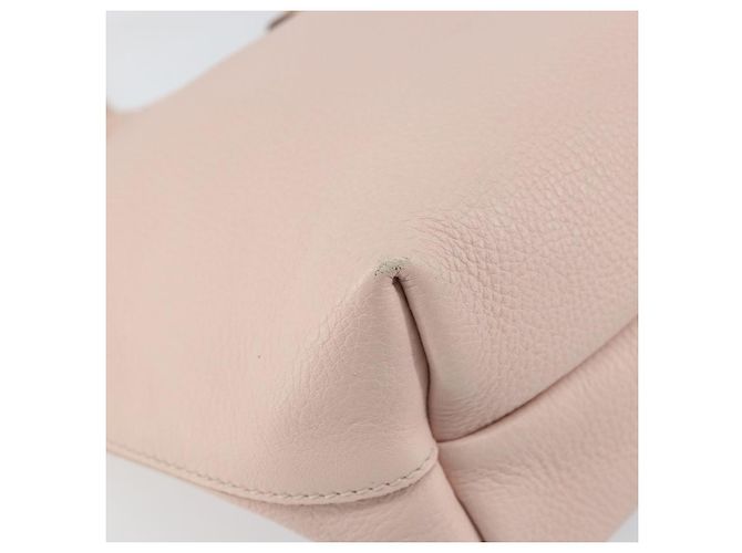 Salvatore Ferragamo Gancini Tote Bag Leather Pink Gold - vista 15