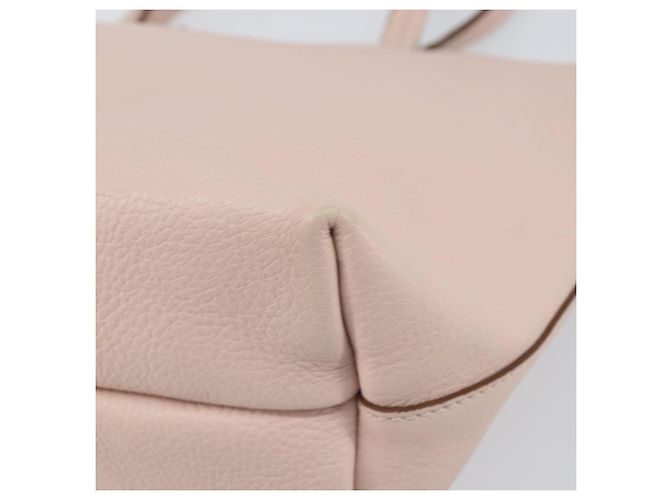 Salvatore Ferragamo Gancini Tote Bag Leather Pink Gold - vista 16