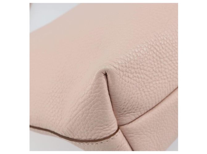 Salvatore Ferragamo Gancini Tote Bag Leather Pink Gold - vista 17
