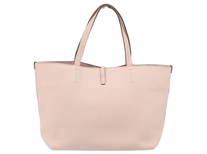Salvatore Ferragamo Gancini Tote Bag Leather Pink Gold - vista 2