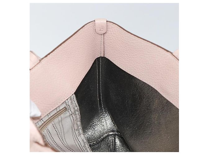 Salvatore Ferragamo Gancini Tote Bag Leather Pink Gold - vista 20
