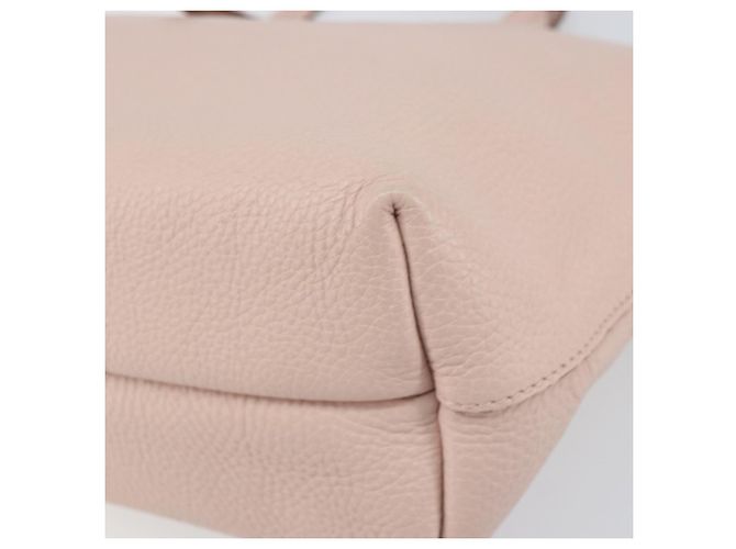 Salvatore Ferragamo Gancini Tote Bag Leather Pink Gold - vista 9