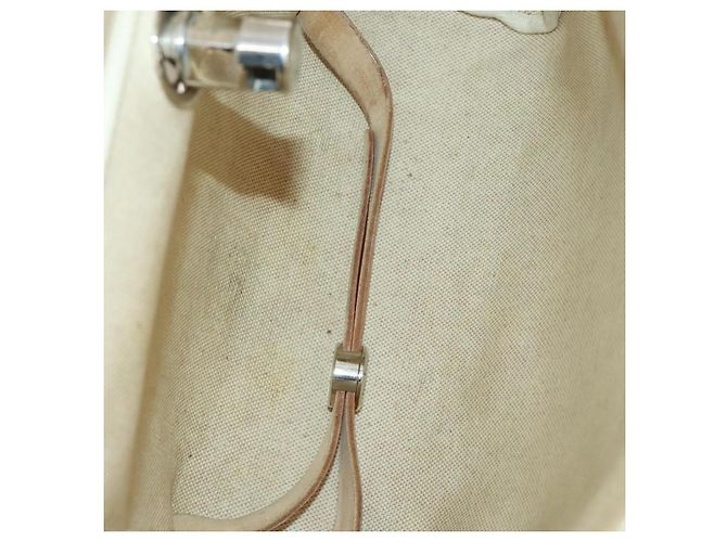 Hermès HERMES Herbag Ad PM Mochila Canvas Cuero 2way Beige Silver - vista 11