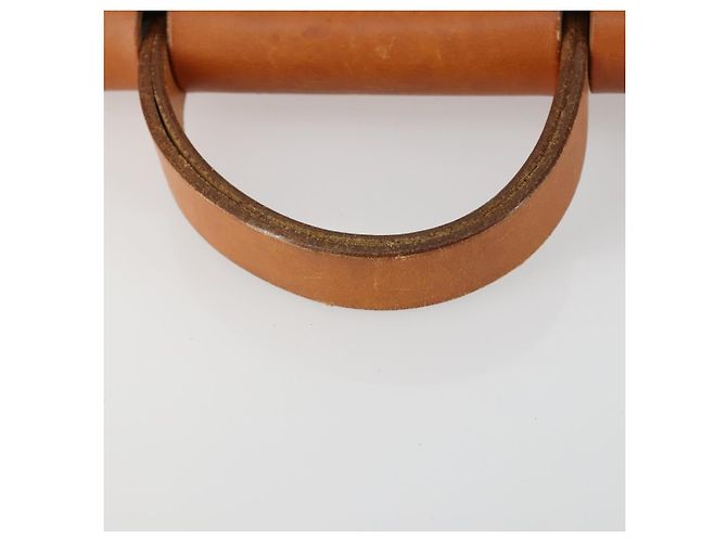 Hermès HERMES Herbag Ad PM Mochila Canvas Cuero 2way Beige Silver - vista 7