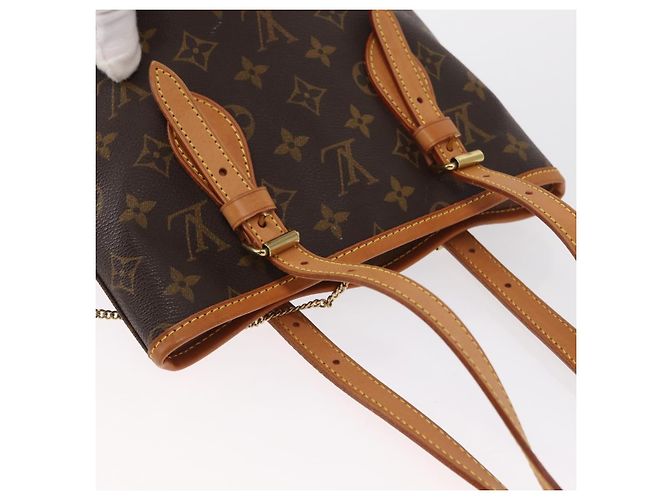 LOUIS VUITTON Monogram Bucket PM Shoulder Bag M42238 LV - vue 6
