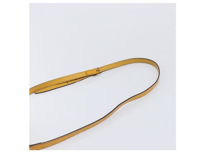 GUCCI Micro GG Hand Bag Patent 2way Yellow Gold Tone 809617 - vista 13