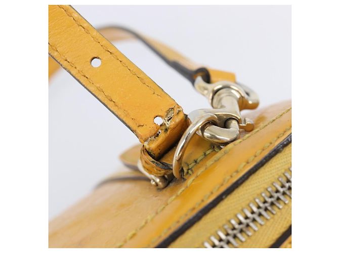 GUCCI Micro GG Hand Bag Patent 2way Yellow Gold Tone 809617 - vista 25