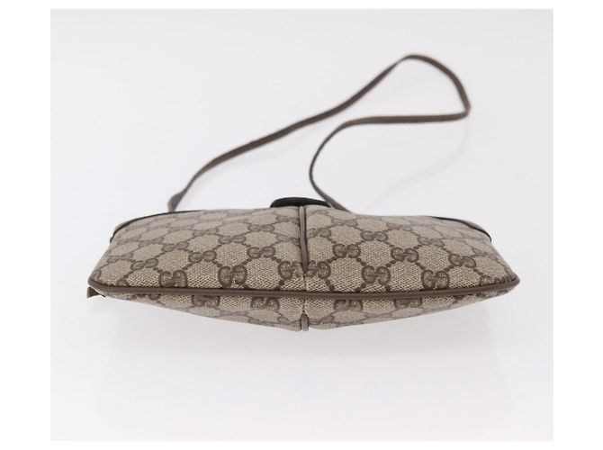 GUCCI GG Supreme Web Sherry Line Bag PVC Beige Gold 904 02 047 - vista 10
